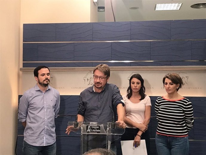 Units Podem-En Comú-En Marea compareix al Congrés