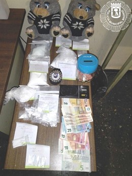 Cocaían en peluches