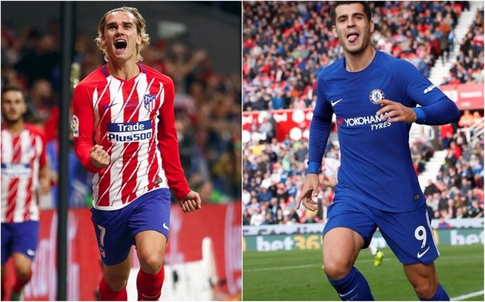 Griezmann (Atlético) y Morata (Chelsea)