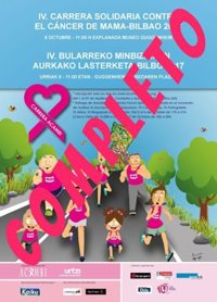 Agotados los 10.000 dorsales para la IV Carrera solidaria contra el cáncer de mama del 8 de octubre en Bilbao
