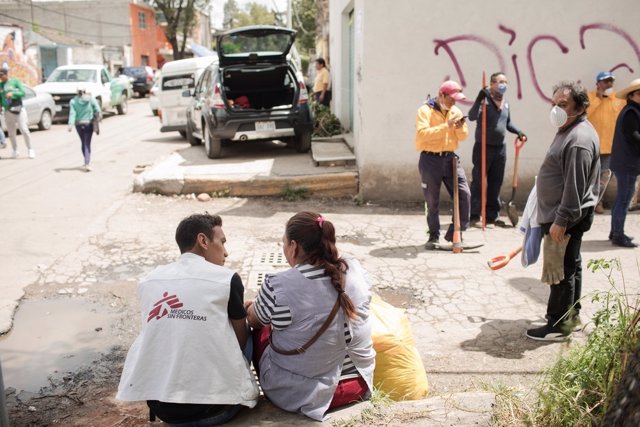 MSF da apoyo psicosocial a los afectados por el terremoto en San Gregorio