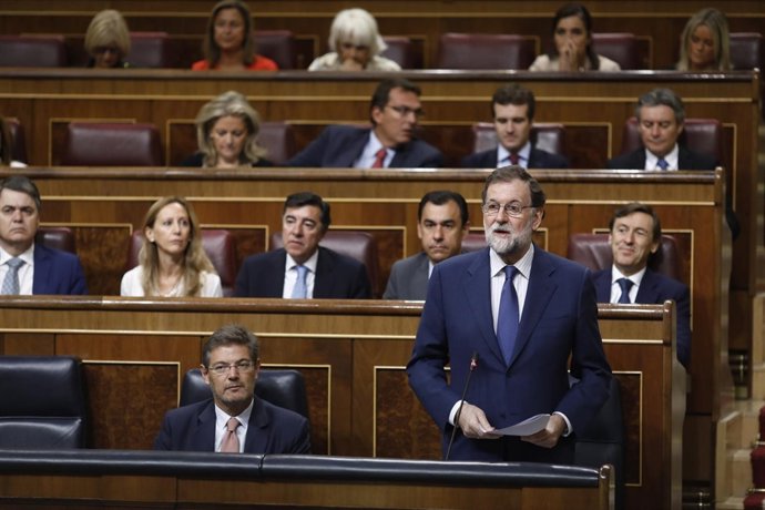 Rajoy en la sessió de control al Govern al Congrés