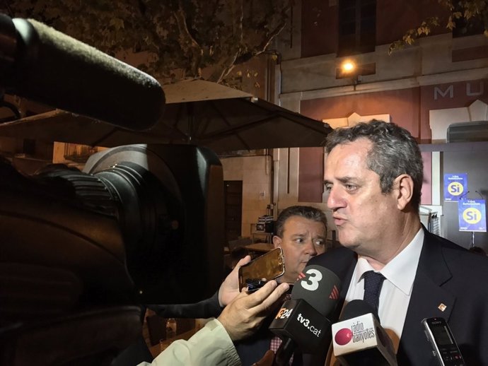  El Conseller De Interior De La Generalitat, Joaquim Forn