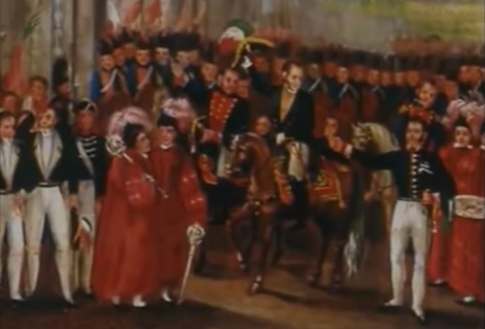 Ejército Trigarante en la Ciudad de México el 27 de septiembre de 1821