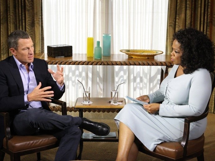 Lance Armstrong i Oprah Winfrey