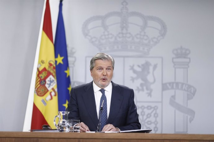 Rueda de prensa de Iñigo Méndez de Vigo tras el Consejo de Ministros