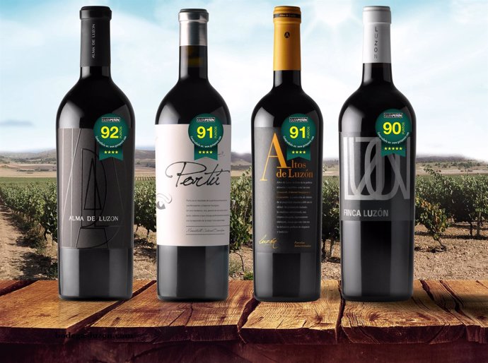La guía Peñín 2018 califica de Excelentes cuatro vinos de Bodegas Luzón