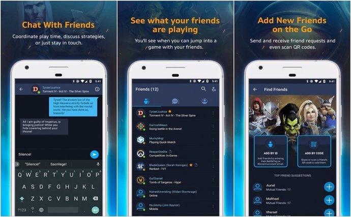 Blizzard battle net aplicación android