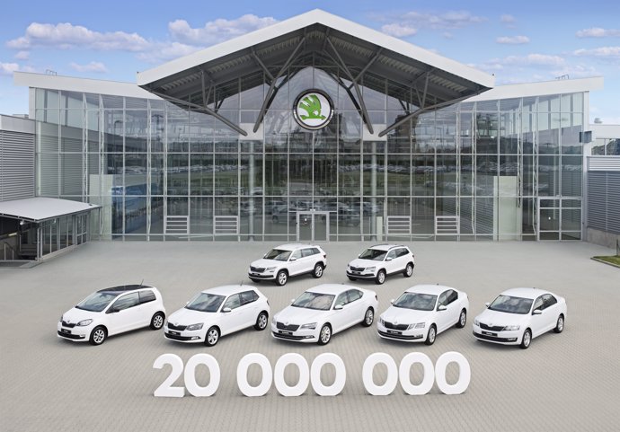 Skoda alcanza los 15 millones de vehículos producidos 