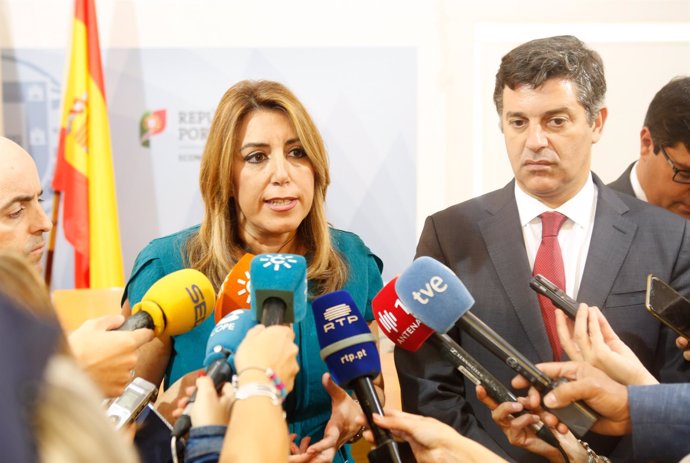 Susana Díaz, en Portugal