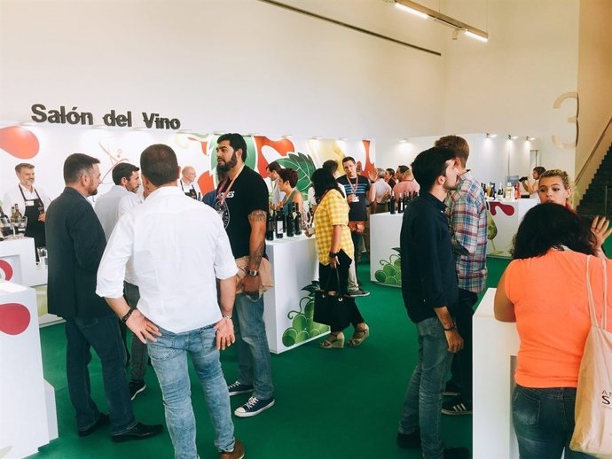 Salónd el vino, en Andalucía Sabor.