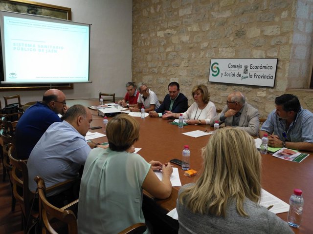 Reunión de la comisión de salud del CES provincial.