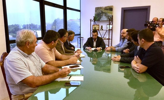 El delegado de Fomento y el alcalde de La Línea, reunidos