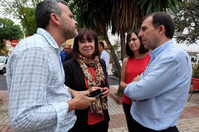 La presidenta del PSOE, Cristina Narbona, en málaga