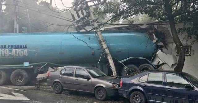 Accidente mortal camión cisterna