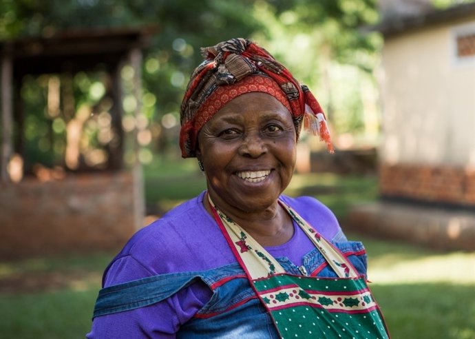 Mujer en Uganda, en la red de lucha contra cambio climático