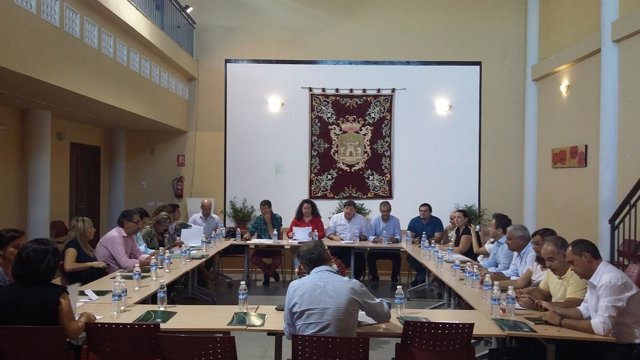 Reunión de los delegados territoriales con alcalde de La Vega