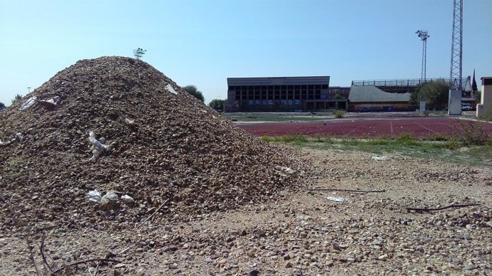 Demolición antiguo polideportivo San Isidro de Getafe