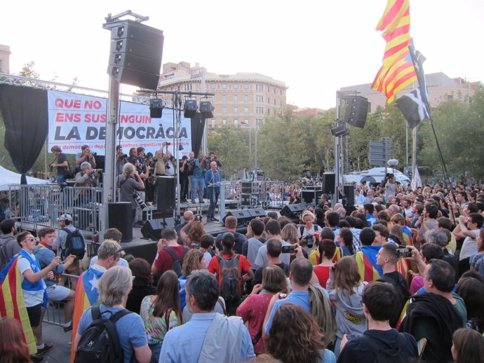 Acto de O.Junqueras, J.Turull, D.Sabater, J.Cuixart, M.Boya, L.Llach