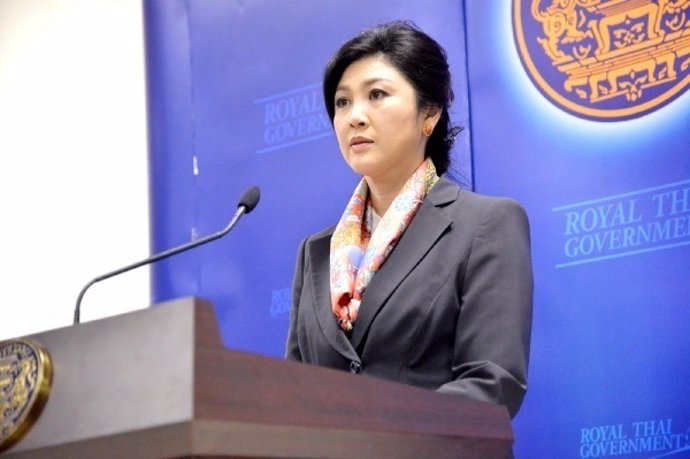 Yingluck Shinawatra, en su etapa como primera ministra de Tailandia