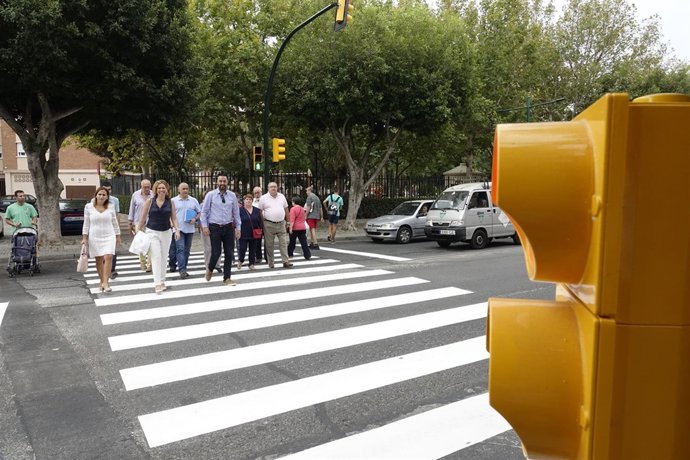 Concejales maeso jiménez semaforos paso de cebra
