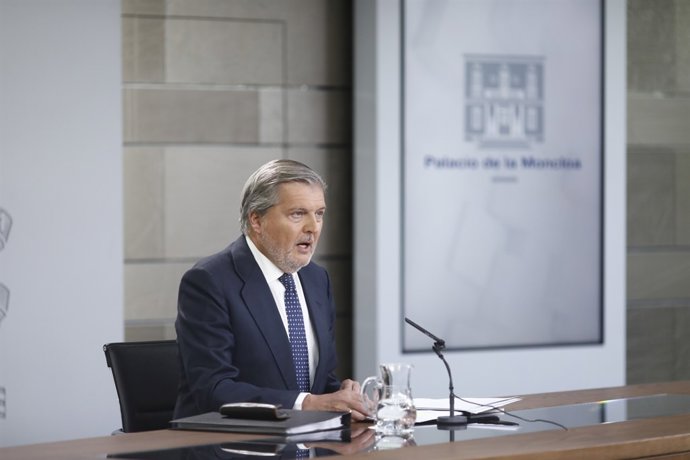 Roda de premsa d'Iñigo Méndez de Vigo després del Consell de Ministres