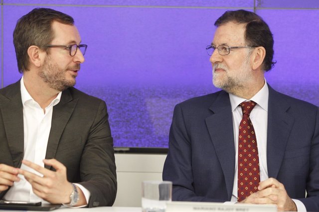 Javier Maroto y Mariano Rajoy 