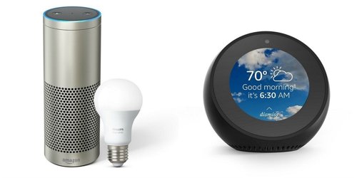 Amazon Echo Plus Echo Spot altavoces inteligentes Alexa