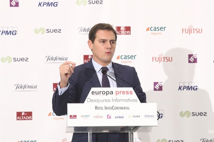 Esmorzo Informatiu d'Europa  Press amb Albert Rivera
