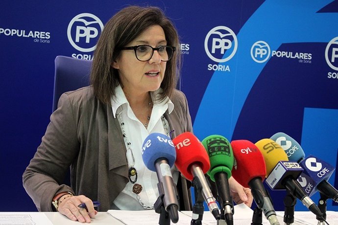 La presidenta del PP de Soria, Mar Angulo. 