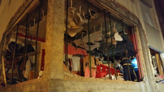 Explosión en una vivienda en Jerez de la Frontera (Cádiz)