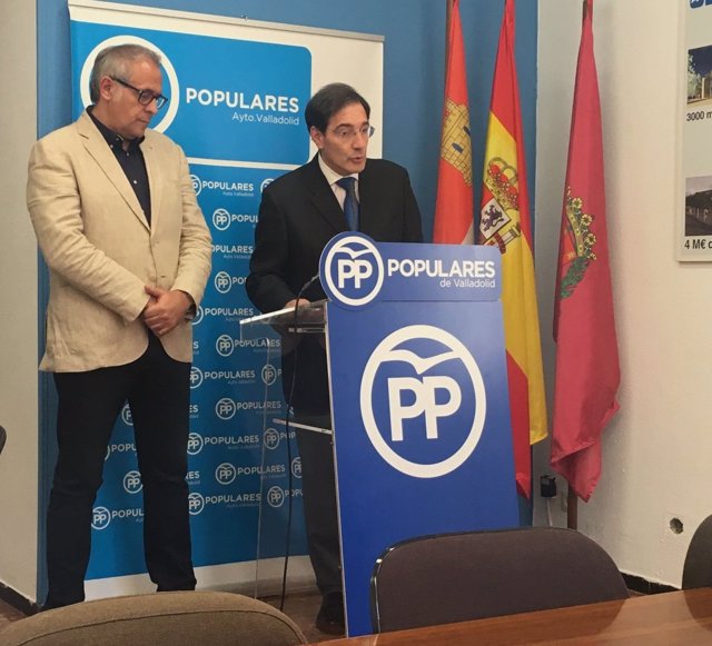 Los concejales del PP Antonio Martínez Bermejo y Jesús Bermejo