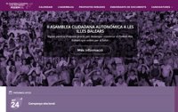 Las candidaturas a la Secretaria General de Podemos Baleares se someten en Ibiza a las preguntas de los militantes