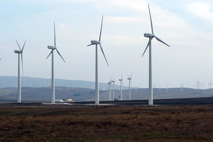 Molinos de energía eólica en Andalucía