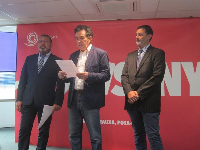 Los miembros de SCC Alex Ramos, Óscar Uceda y Sixto Cadenas