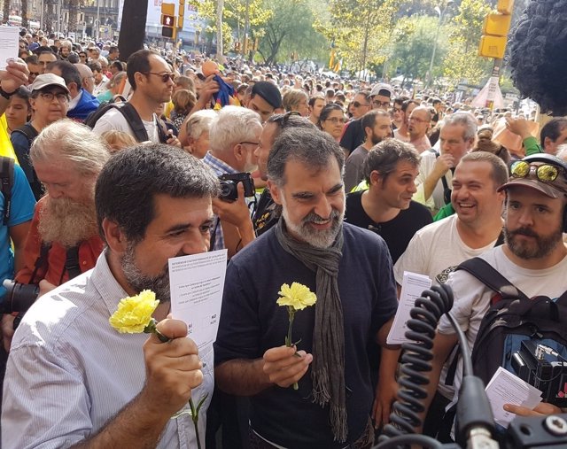 Jordi Sànchez (ANC) Jordi Cuixart (Òmnium Cultural)