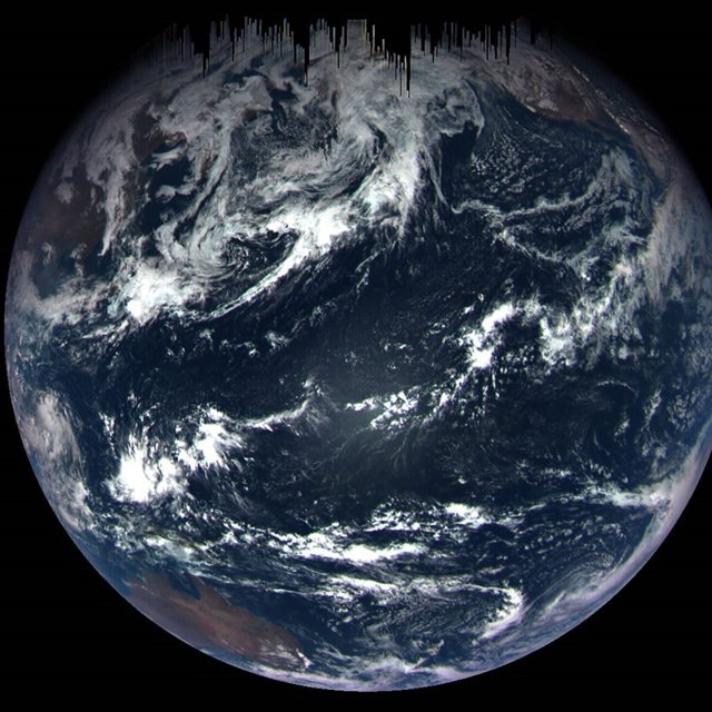 La Tierra, vista por OSIRIS-Rex