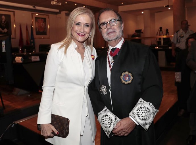 Pie De Foto Y Fotos: Cifuentes, En El Acto Solemne De Apertura Del Año Judicial 