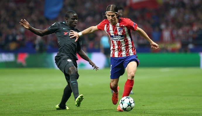 Filipe Luis en el Atlético - Chelsea