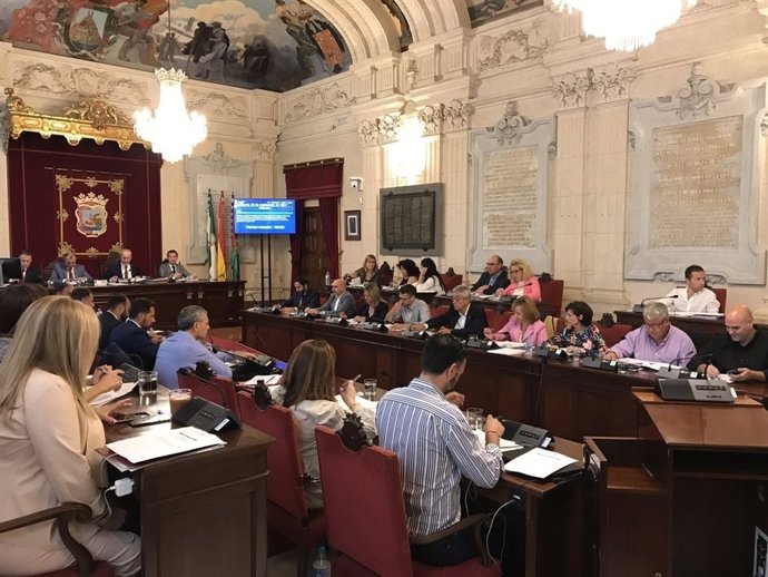 Pleno Ayuntamiento de Málaga. Septiembre. 