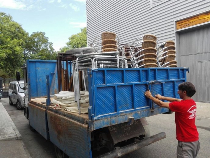 Retirada de veladores