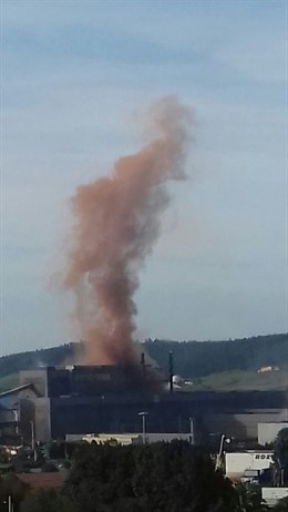 Nube de contaminación
