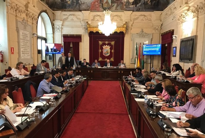 Pleno Ayuntamiento Málaga. Septiembre 2017