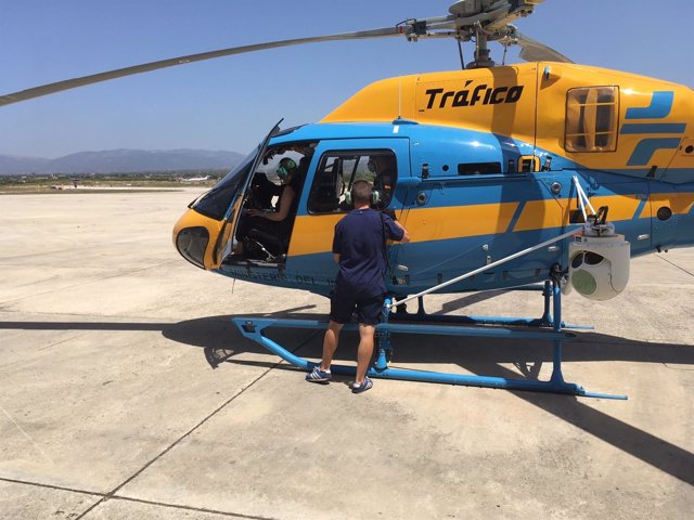 Helicóptero de la DGT destinado a Baleares este verano