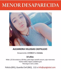 Joven desaparecida en Córdoba