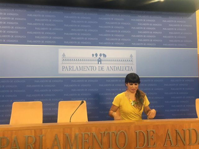 Teresa Rodríguez, hoy ante los medios