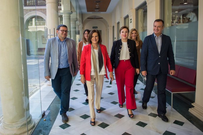 La consejera de Igualdad y Políticas Sociales, María José Sánchez, en Granada