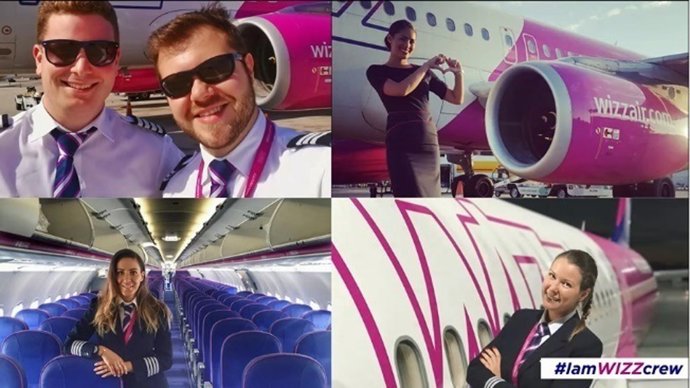 Tripulación y pilotos de Wizz Air, contratación