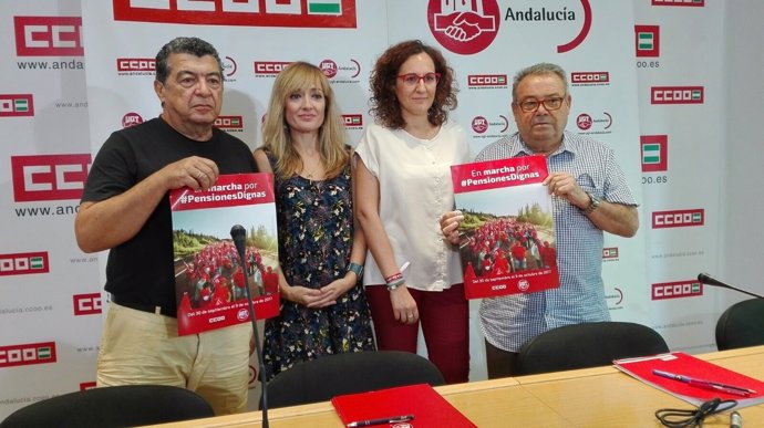 Antonio del Moral, Carmen Castilla, Nuria López y Antonio Fernández.