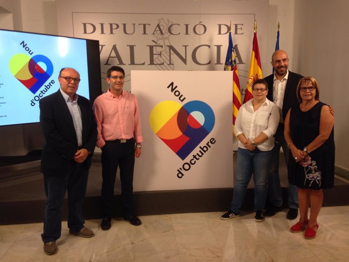 Presentación de la campaña de la Diputación de Valencia para el 9 d'octubre